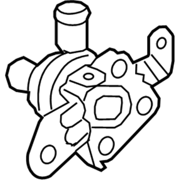 GM 95383966 Auxiliary Pump 95383966 GM Auxiliary Pump Illustration 1 of 1