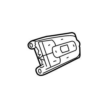 GM 13549508 Audio Switch, Jet Black 13549508 GM Audio Switch, Jet Black Illustration 1 of 1