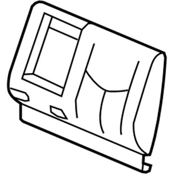 GM 19127630 Seat Back Cover, Driver Side 19127630 GM Seat Back Cover, Driver Side Illustration 1 of 1
