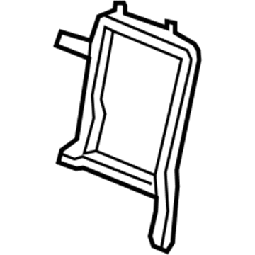 19127641 GM Seat Back Frame, Rear Passenger Side Illustration 1 of 1