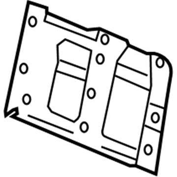 GM 88943929 Filler Panel 88943929 GM Filler Panel Illustration 1 of 1