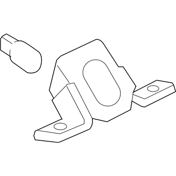 GM 16515822 License Lamp, Rear 16515822 GM License Lamp, Rear Illustration 1 of 1