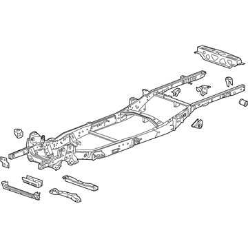GM 84609124 Frame Assembly 84609124 GM Frame Assembly Illustration 1 of 1