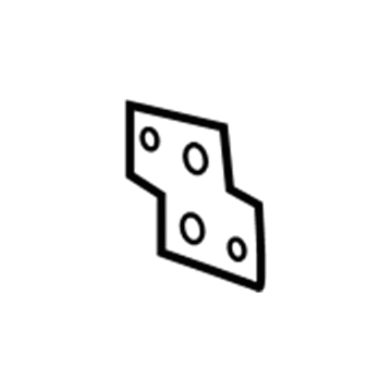 GM 23133691 Bumper Bracket, Passenger Side 23133691 GM Bumper Bracket, Passenger Side Illustration 1 of 1