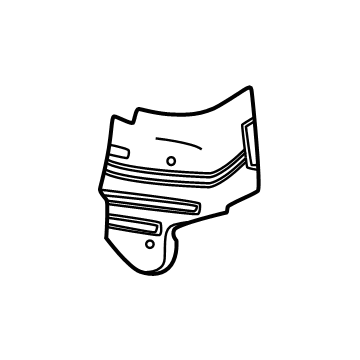 85534880 GM Front Extension, Rear Driver Side Illustration 1 of 1