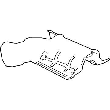 GM 23408837 Tank Shield 23408837 GM Tank Shield Illustration 1 of 1