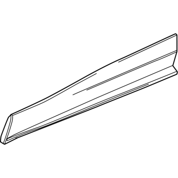 Chevy Blazer EV Door Moldings - 26359863