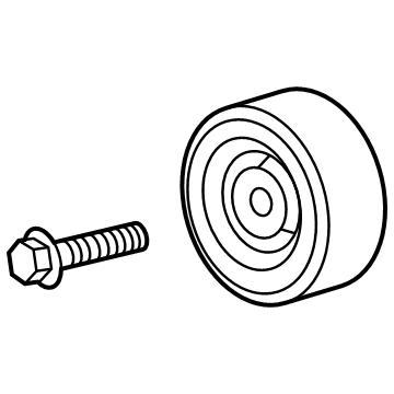 Chevy 12729056 Idler Pulley