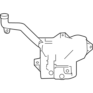 Chevy Corvette Windshield Washer Fluid Reservoir - 19256712