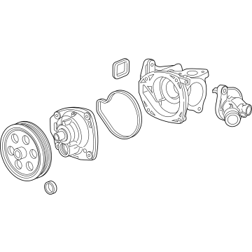 Chevy 25201452 Water Pump