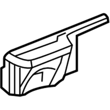 84042407 GM Mirror Assembly Seal, Rear Passenger Side Illustration 1 of 1