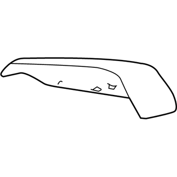23406416 GM Upper Cover, Rear Passenger Side Illustration 1 of 1