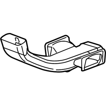 GM 20825513 Floor Duct 20825513 GM Floor Duct Illustration 1 of 1