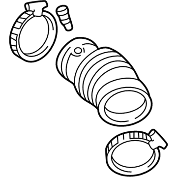 GM 24507540 Outlet Duct 24507540 GM Outlet Duct Illustration 1 of 1