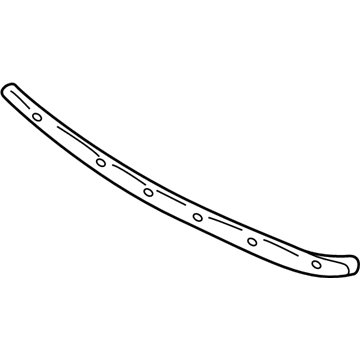 GM 12362952 Belt Molding, Passenger Side 12362952 GM Belt Molding, Passenger Side Illustration 1 of 1