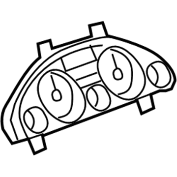 GMC Instrument Cluster - 23161137