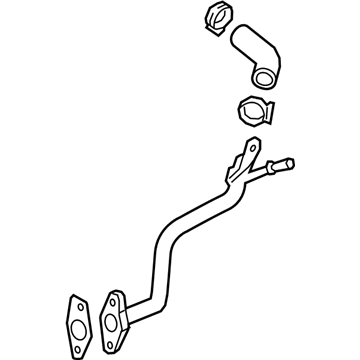 Chevy Cruze Cooling Hose - 12667458