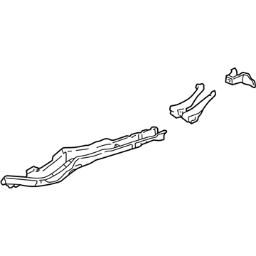 GM 12368194 Side Rail Assembly, Rear Passenger Side 12368194 GM Side Rail Assembly, Rear Passenger Side Illustration 1 of 1