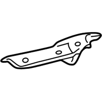 GM 22665091 Rail Extension, Outer Passenger Side 22665091 GM Rail Extension, Outer Passenger Side Illustration 1 of 1