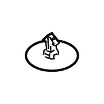 GM 92139057 Insulator Retainer 92139057 GM Insulator Retainer Illustration 1 of 1