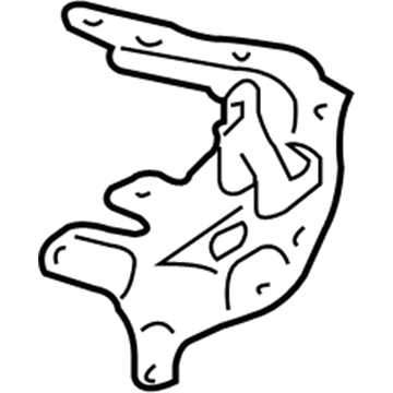 GM 92289194 Hinge Support 92289194 GM Hinge Support Illustration 1 of 1