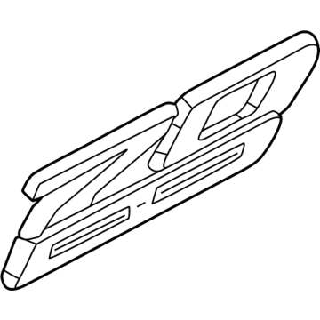 GM 85113506 Nameplate, Carbon 85113506 GM Nameplate, Carbon Illustration 1 of 1