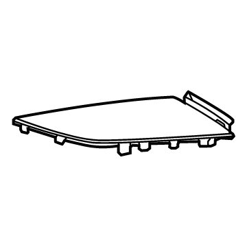 84273145 GM Speaker Grille, Black, Passenger Side Illustration 1 of 1