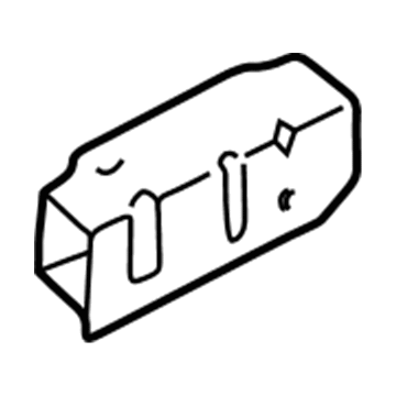 GM 12458943 Rail End, Front Driver Side 12458943 GM Rail End, Front Driver Side Illustration 1 of 1