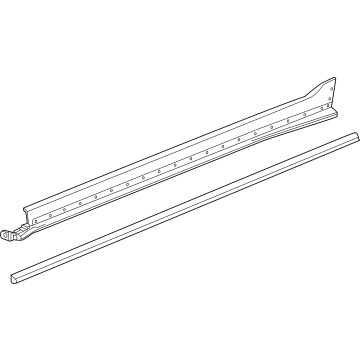 GM 26569743 Molding, Rocker Panel 26569743 GM Molding, Rocker Panel Illustration 1 of 1