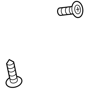 11561242 GM Lower Column Cover Bolt, Driver Side Illustration 1 of 1