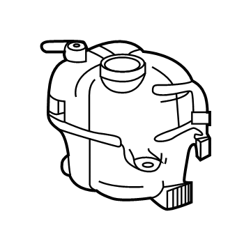 Chevy Malibu Coolant Reservoir - 23120052