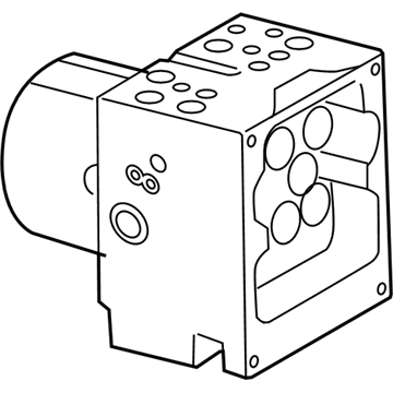 Buick ABS Pump And Motor Assembly - 15895604
