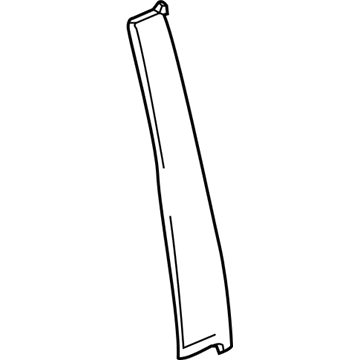 GM 23100333 Applique, Rear Driver Side 23100333 GM Applique, Rear Driver Side Illustration 1 of 1