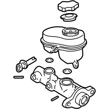 Cadillac DeVille Brake Master Cylinder Repair Kit - 19209230