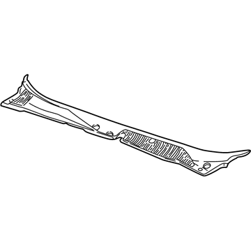 GM 25699954 Cowl Grille 25699954 GM Cowl Grille Illustration 1 of 1