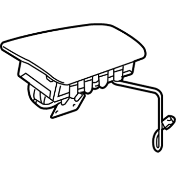 GM 20808617 Passenger Air Bag 20808617 GM Passenger Air Bag Illustration 1 of 1