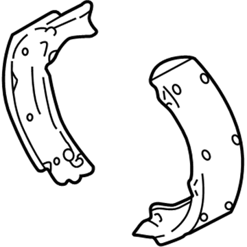 Chevy Cavalier Brake Shoe Set - 19307610