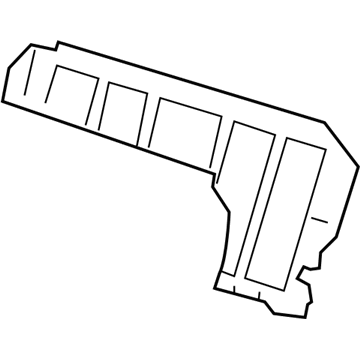 88896808 GM Seat Back Frame, Rear Illustration 1 of 1