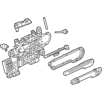 GM 85759070 Handle Kit-Rear Side Door Outside *Paint To Mat 85759070 GM Handle Kit-Rear Side Door Outside *Paint To Mat Illustration 1 of 1