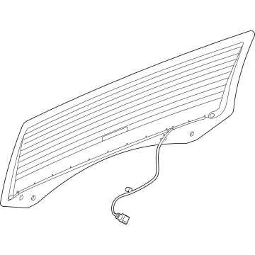 GMC 84833927 Lift Gate Glass