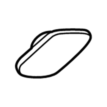 GM 23168974 Speaker Grille, Black, Passenger Side 23168974 GM Speaker Grille, Black, Passenger Side Illustration 1 of 1