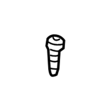 GM 11589208 Protector Screw 11589208 GM Protector Screw Illustration 1 of 1