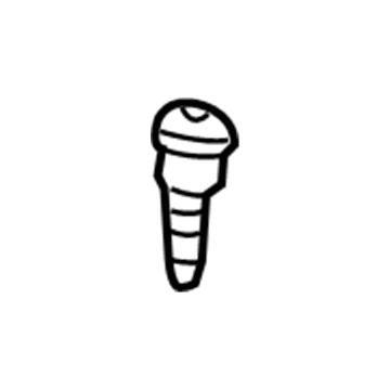 11518705 GM Upper Molding Screw Illustration 1 of 1