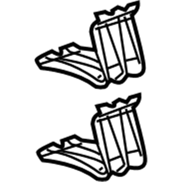 15116183 GM Wheel Stop Illustration 1 of 1