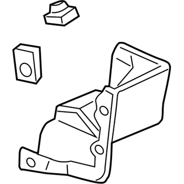 22945682 GM Lower Molding, Front Passenger Side Illustration 1 of 1