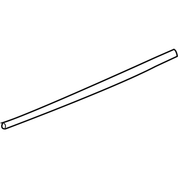 GM 22862083 Belt Weatherstrip, Black, Front Driver Side 22862083 GM Belt Weatherstrip, Black, Front Driver Side Illustration 1 of 1