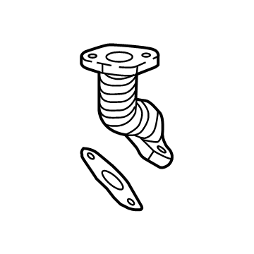 GM 12720307 Upper Return Tube 12720307 GM Upper Return Tube Illustration 1 of 1
