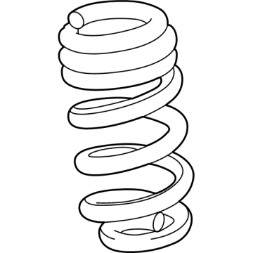 GM 86550637 Spring, Rear 86550637 GM Spring, Rear Illustration 1 of 1