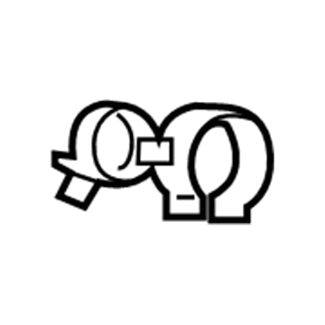 GM 20893316 Connector Hose Clip 20893316 GM Connector Hose Clip Illustration 1 of 1