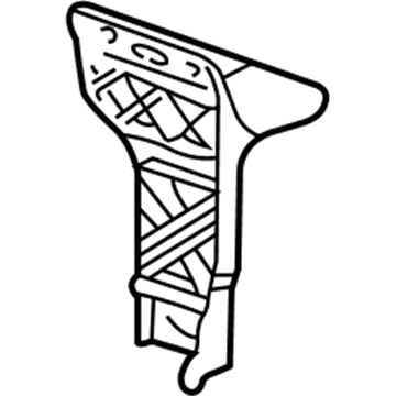 GM 15319502 Fuse & Relay Box Retainer 15319502 GM Fuse & Relay Box Retainer Illustration 1 of 1